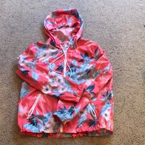 Floral windbreaker